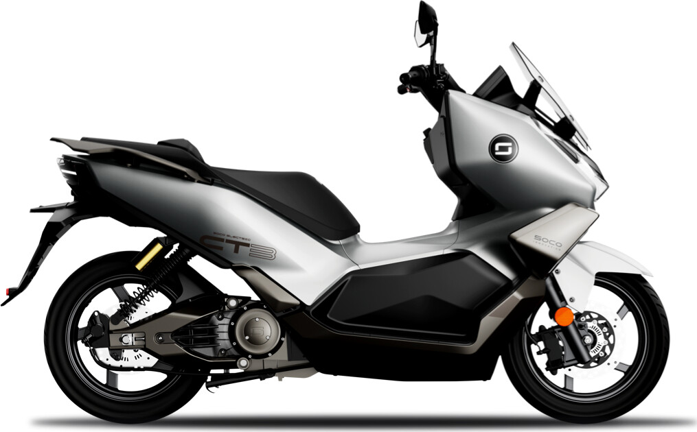 Maxi-skuter CT-3 baharu dari jenama Super Soco (2022) - Berita Skuter